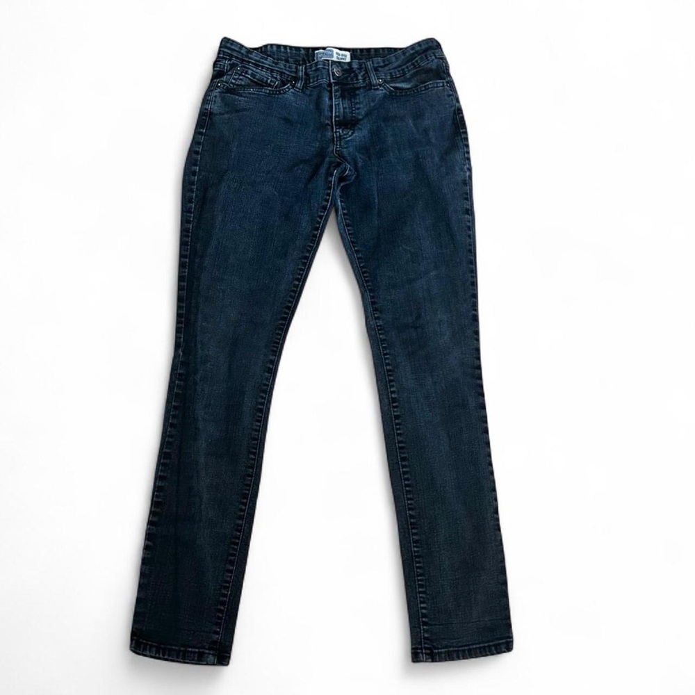 Signature by Levi’s dark wash mid skinny denim pants Y2K bedazzled style